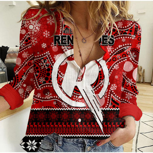 melbourne-renegades-christmas-mix-aboriginal-women-casual-shirt