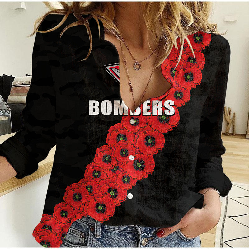 afl-bombers-casual-shirt-anzac-day-poppy-flowers-jersey