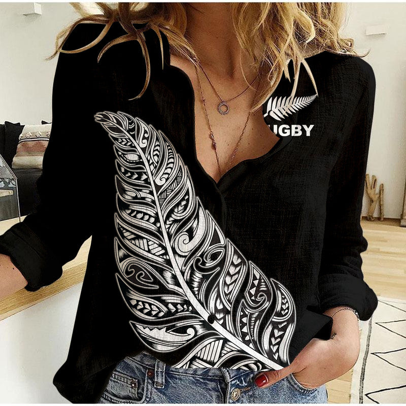 maori-face-tattoo-all-black-rugby-casual-shirt