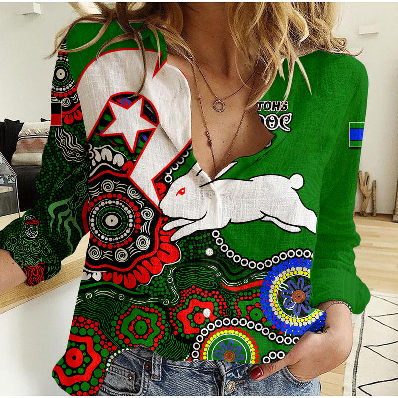 rabbbitohs-rugby-casual-shirt-naidoc-2023-patterns