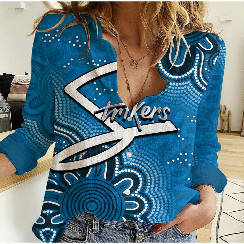 custom-personalised-and-number-strikers-cricket-casual-shirt-aboriginal-blue