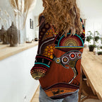 aboriginal-woman-casual-shirt-kangaroo-with-dot-painting