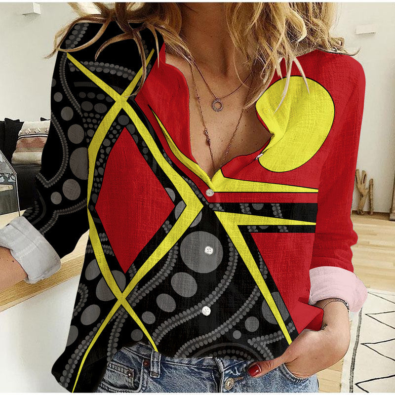 aboriginal-woman-casual-shirt-indigenous-legend