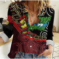 custom-personalised-breakout-aboriginal-woman-casual-shirt-flags-and-dot-acrylic-paint-style-naidoc