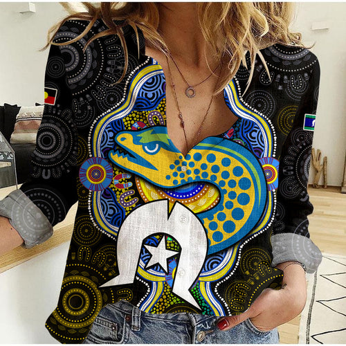 eels-rugby-naidoc-week-women-casual-shirt-indigenous