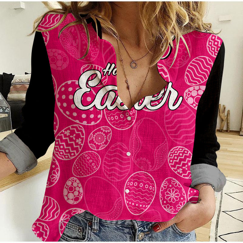 custom-personalised-sydney-sixers-cricket-happy-easter-day-women-casual-shirt-simple-style