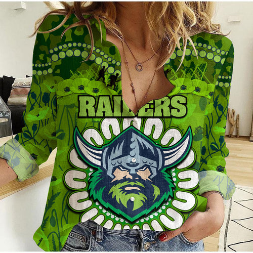 raiders-rugby-anzac-women-casual-shirt-camouflage-poppy