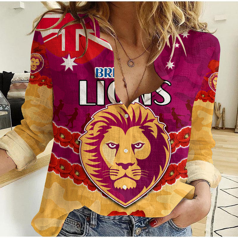 custom-personalised-brisbane-lions-football-anzac-women-casual-shirt-lest-we-forget