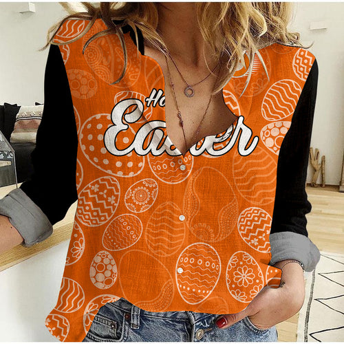 perth-scorchers-cricket-happy-easter-day-women-casual-shirt-simple-style