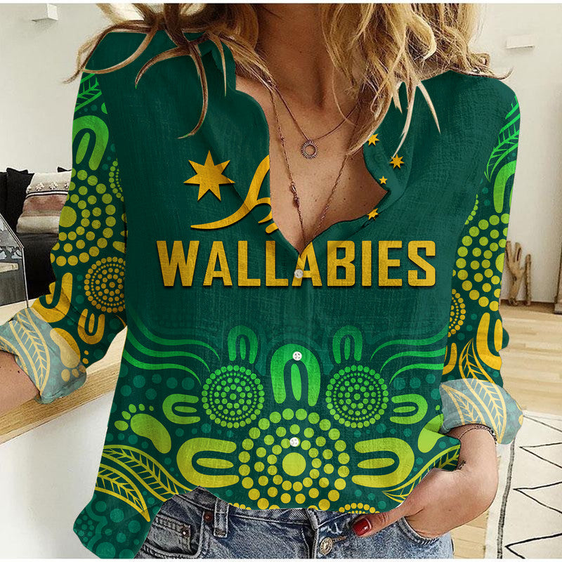 custom-personalised-australia-rugby-wallabies-women-casual-shirt