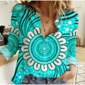 custom-personalised-brisbane-heat-cricket-women-casual-shirt-aboriginal