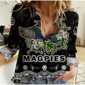 collingwood-pies-unique-winter-season-women-casual-shirt-magpies-merry-christmas