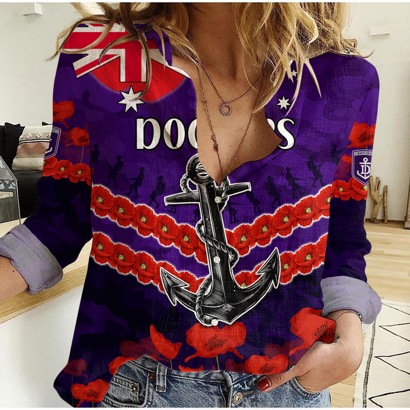 dockers-football-anzac-women-casual-shirt-lest-we-forget