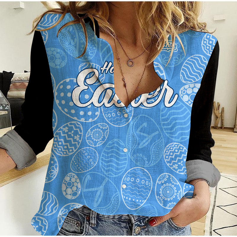 adelaide-strikers-cricket-happy-easter-day-women-casual-shirt-simple-style