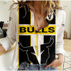 macarthur-soccer-women-casual-shirt-bulls-mascot