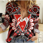 swans-football-women-casual-shirt-boomerang-indigenous-dots