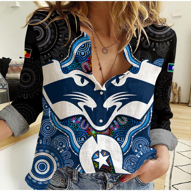 custom-personalised-cats-football-naidoc-week-women-casual-shirt-indigenous