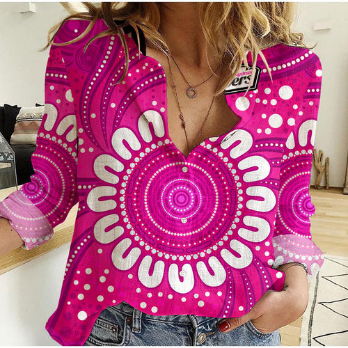 custom-personalised-sydney-sixers-cricket-women-casual-shirt-aboriginal