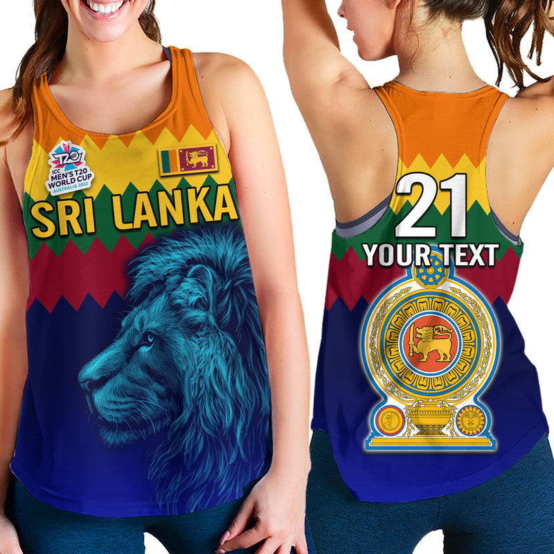 custom-personalised-sri-lanka-the-lions-cricket-mens-t20-world-cup-women-racerback-tank