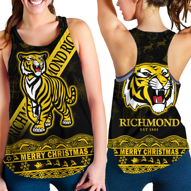 richmond-tigers-unique-winter-season-women-racerback-tank-tigers-merry-christmas