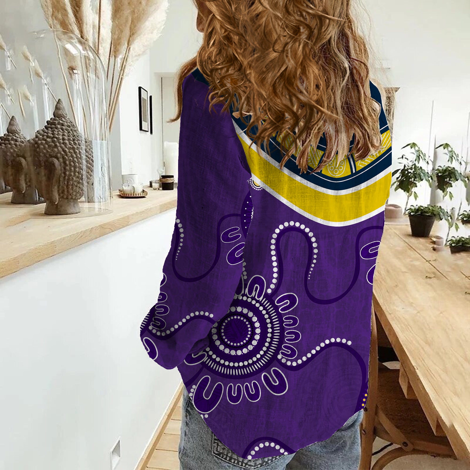 Go Storm Rugby Aboriginal Boomerang Casual Shirt LT6