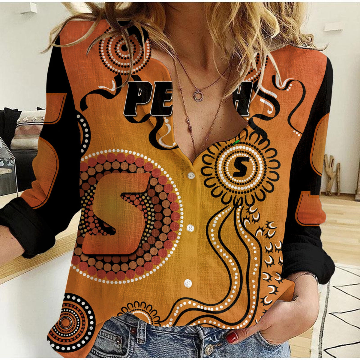 Perth Scorchers Indigenous Casual Shirt