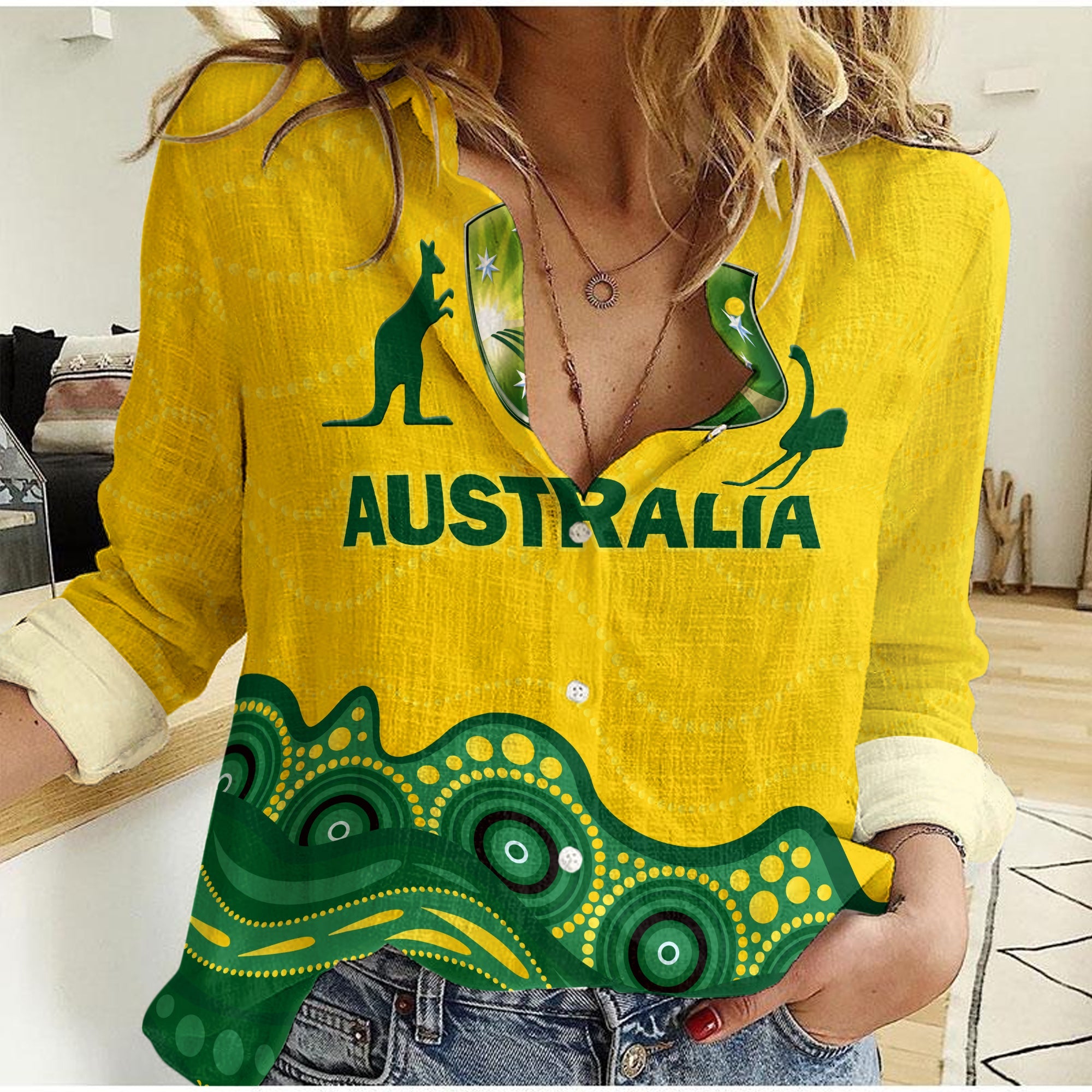 Australia Cricket Aboriginal Pattern ICC Wolrd Cup 2023