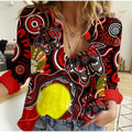 Aboriginal Flag NAIDOC Turtle Casual Shirt