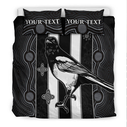 custom-personalised-magpies-indigenous-bedding-set-we-are-the-champions