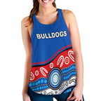 Bulldogs Indigenous Women Racerback Tank Western LT13 - Vibe Hoodie