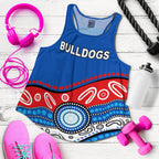 Bulldogs Indigenous Women Racerback Tank Western LT13 - Vibe Hoodie