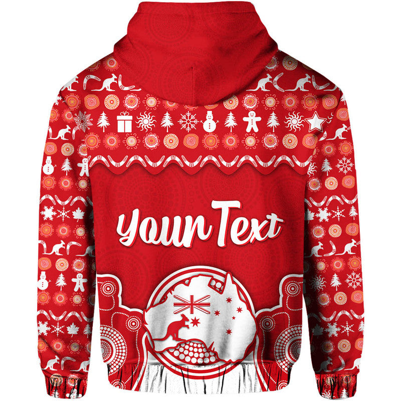 custom-personalised-australia-christmas-vibe-with-symbol-aboriginal-dot-painting-style-zip-up-and-pullover-hoodie