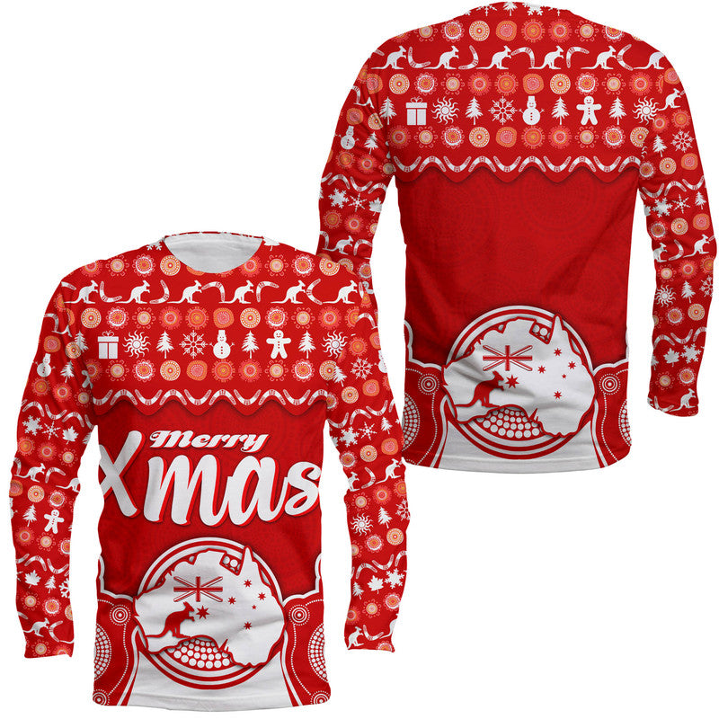 australia-christmas-vibe-with-symbol-aboriginal-dot-painting-style-long-sleeve-shirt