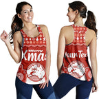 custom-personalised-australia-christmas-vibe-with-symbol-aboriginal-dot-painting-style-women-racerback-tank