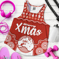 custom-personalised-australia-christmas-vibe-with-symbol-aboriginal-dot-painting-style-women-racerback-tank
