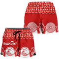 custom-personalised-australia-christmas-vibe-with-symbol-aboriginal-dot-painting-style-women-short