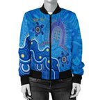 torres-strait-personalised-womens-bomber-jacket-dhari-and-turtle