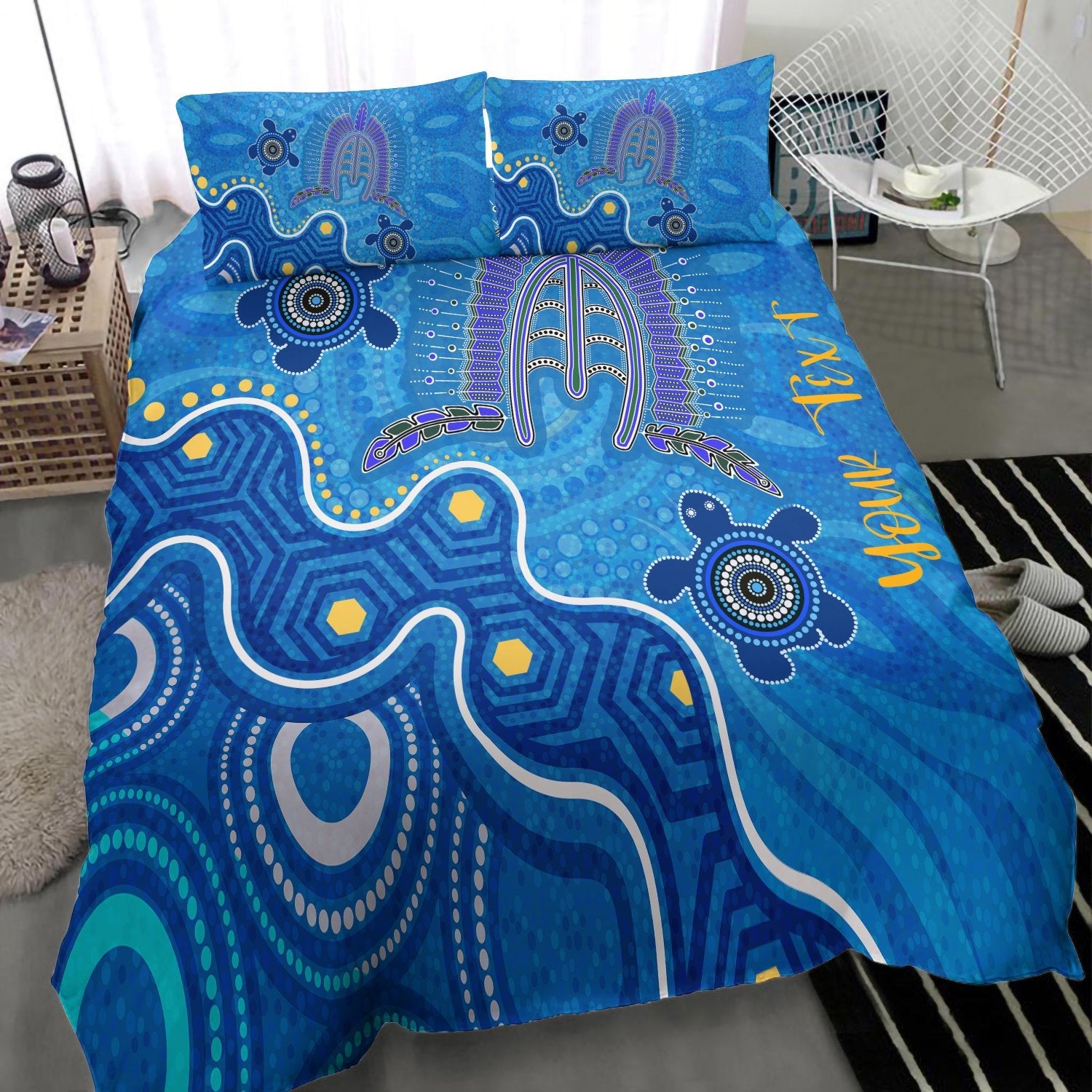 torres-strait-personalised-bedding-set-dhari-and-turtle