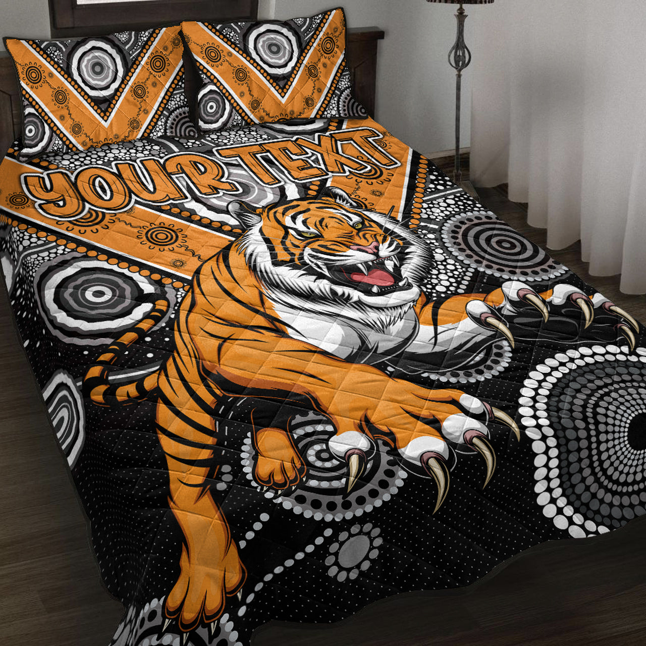tigers-rugby-quilt-bed-set-custom-super-tigers-quilt-bed-set