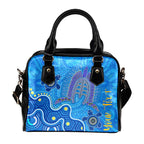 Torres Strait Personalised Shoulder Handbag - Dhari And Turtle - Vibe Hoodie