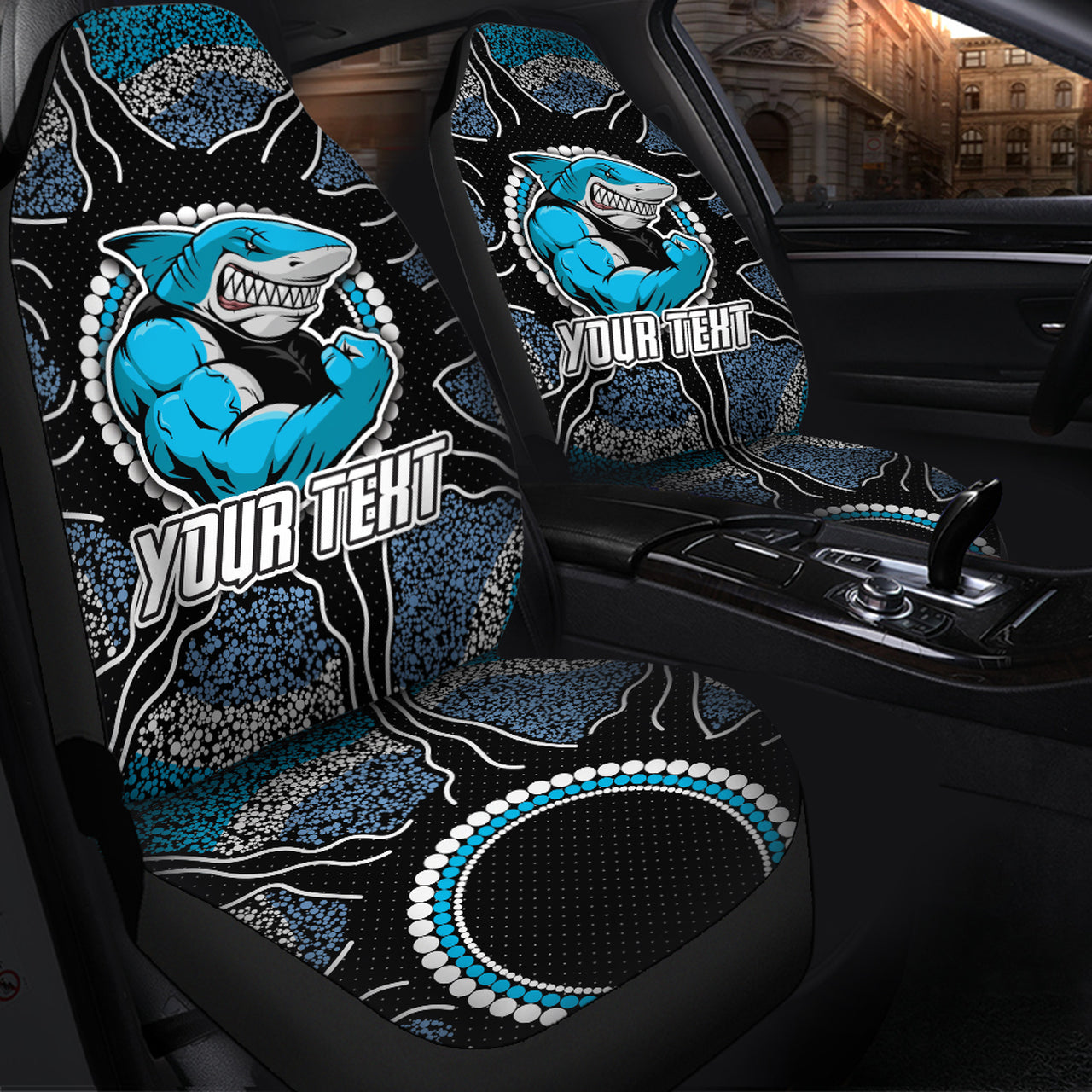 sharks-rugby-car-seat-covers-custom-sharks-car-seat-covers