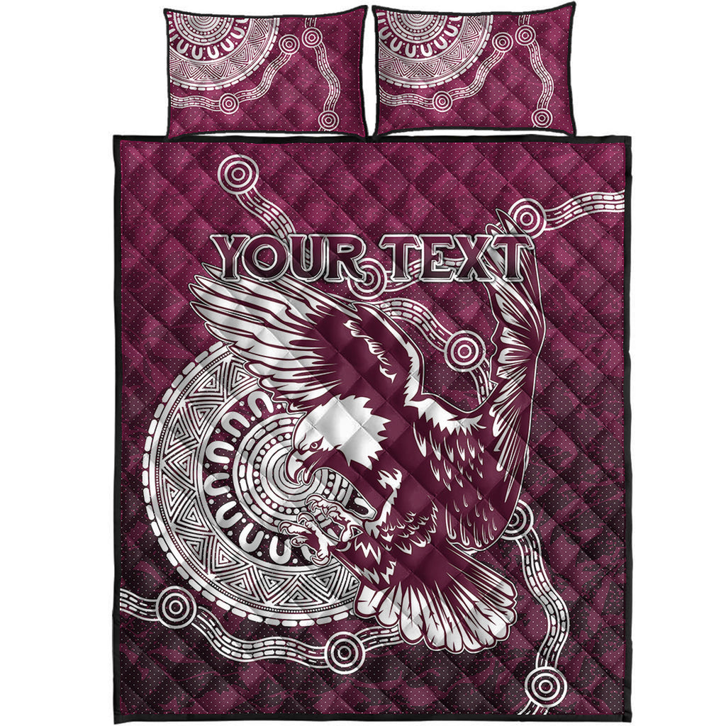 sea-eagles-rugby-quilt-bed-set-custom-super-eagles-quilt-bed-set