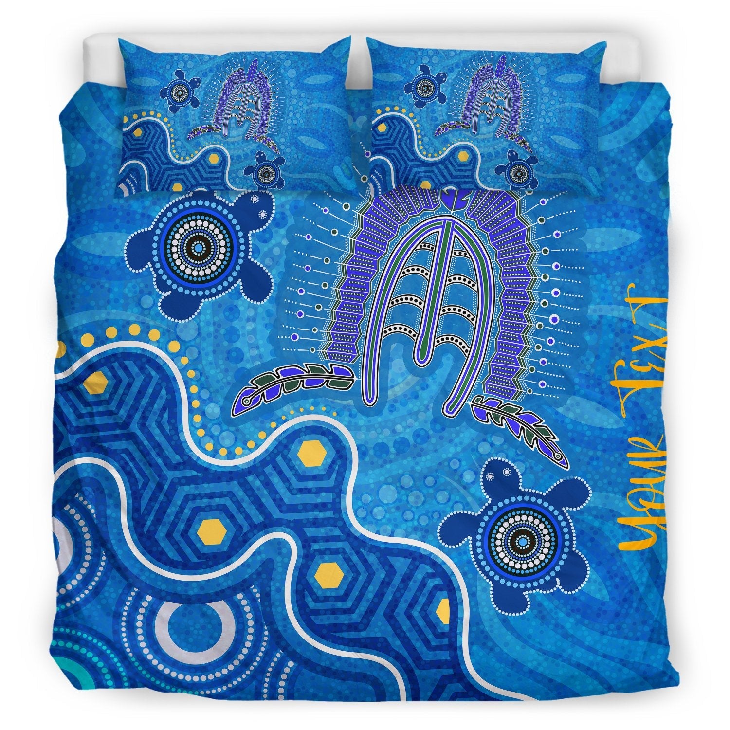 torres-strait-personalised-bedding-set-dhari-and-turtle