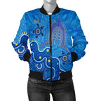 torres-strait-personalised-womens-bomber-jacket-dhari-and-turtle