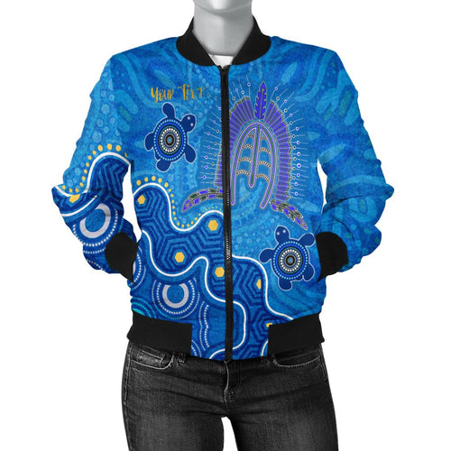 torres-strait-personalised-womens-bomber-jacket-dhari-and-turtle