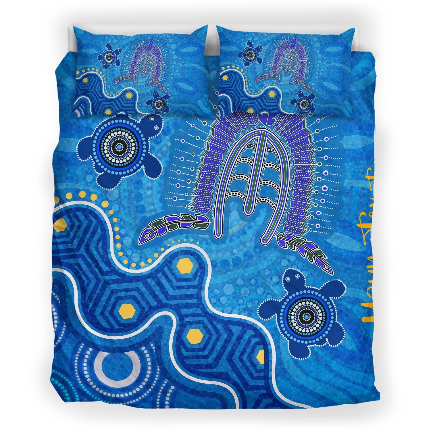 torres-strait-personalised-bedding-set-dhari-and-turtle