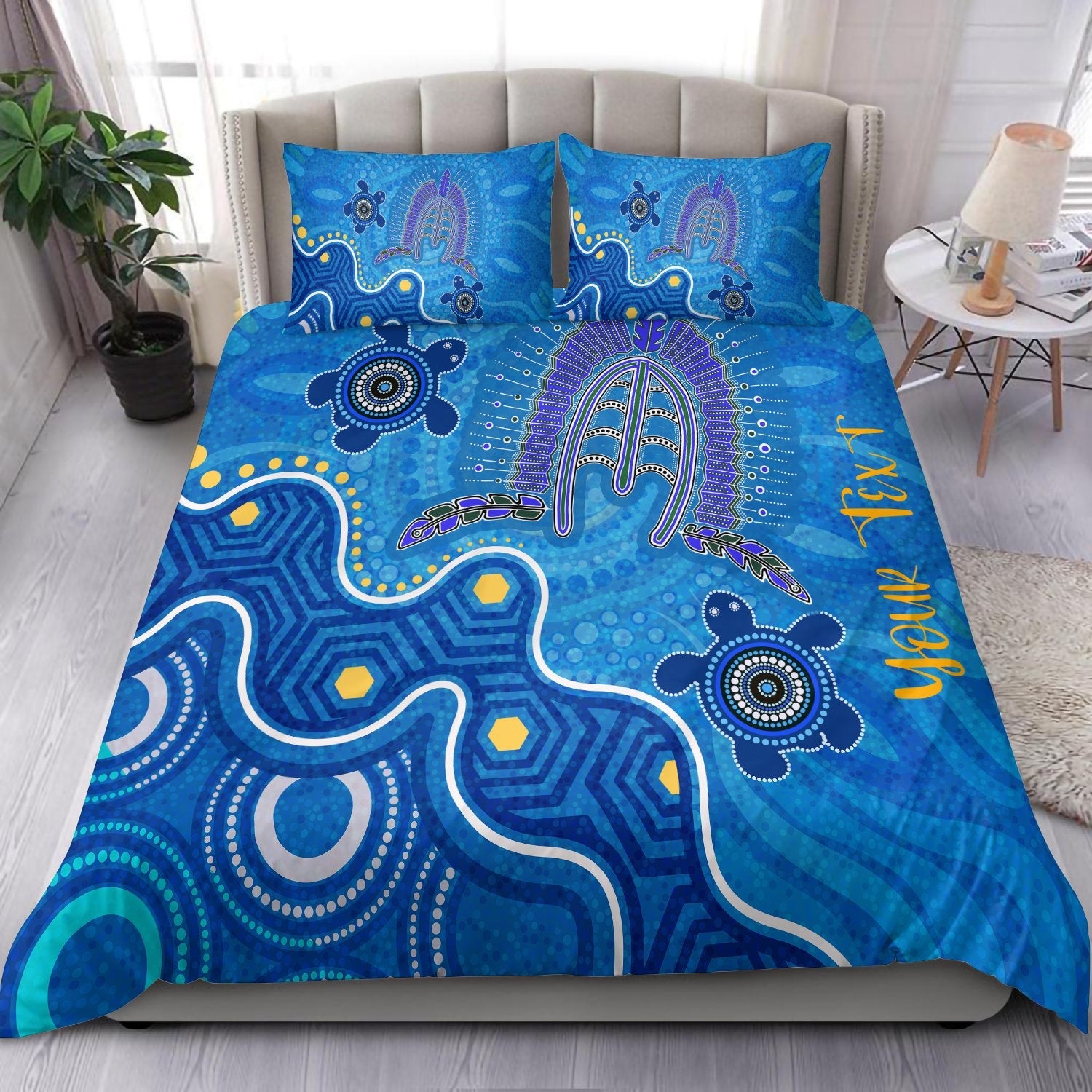 torres-strait-personalised-bedding-set-dhari-and-turtle