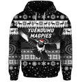 Yuendumu Magpies Football Club Hoodie Christmas Simple Style - Black LT8