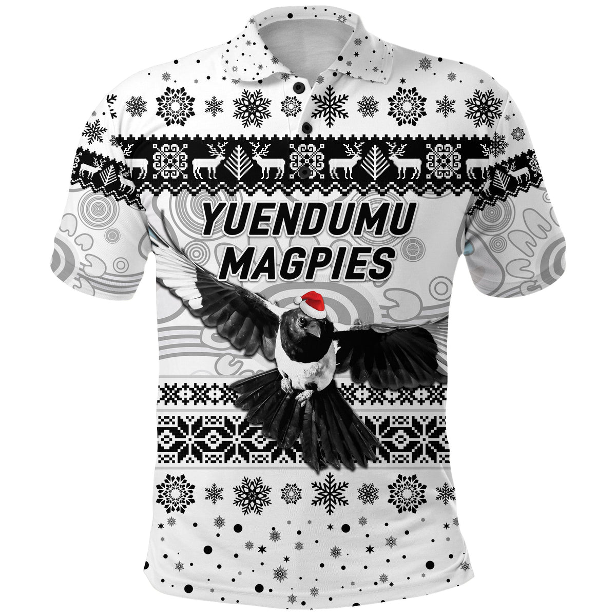 custom-personalised-yuendumu-magpies-football-club-polo-shirt-christmas-simple-style-white
