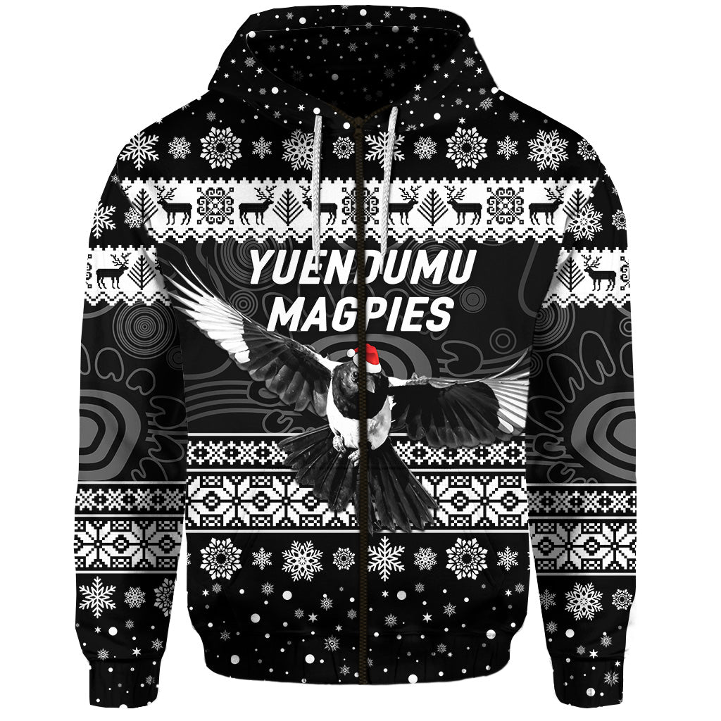 custom-personalised-yuendumu-magpies-football-club-zip-hoodie-christmas-simple-style-black